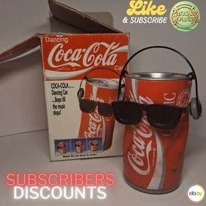 1989 Dancing Coca Cola Classic can in box, by TAKARA, working condition - Picture 1 of 10