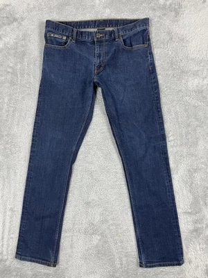 Pantalones de mezclilla Nike para hombre 34* azul pierna recta lavado oscuro cremallera mosca 509863-460 Foto 1 de 4