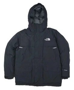 The North Face Goose Down Parka Hooded HyVent Jacket BOYS Size L Large Black - Picture 1 of 22