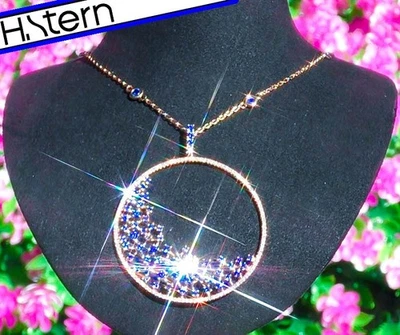 Collar H.STERN Oro 14K Zafiro Diamante Tenis Collar Por Yarda MOON STERN Foto 1 de 4