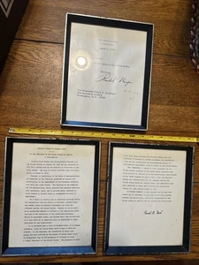 RICHARD NIXON signiertes AUTOGRAMM Typoskript Präsident Rücktritt & Begnadigung - Bild 1 von 24