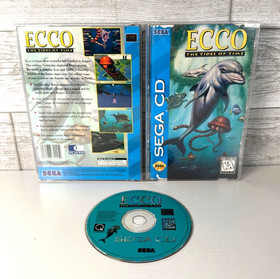 ECCO THE DOLPHIN 2: THE TIDES OF TIME FOR SEGA CD COMPLETE & TESTED W/ REG. CARD