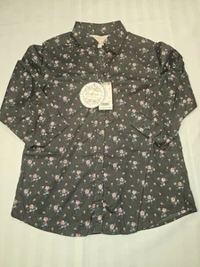 Cath Kidston Uniqlo Green Floral Pattern Long Sleeve Size UK M *New with Tags* - Picture 1 of 5