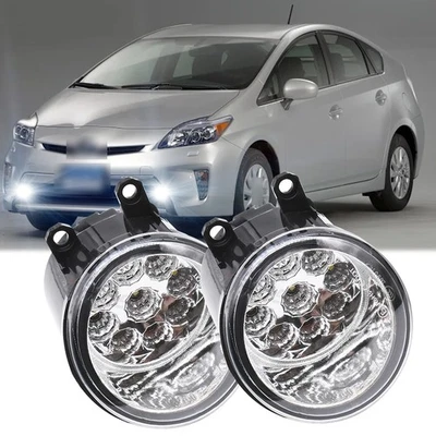 PARA TOYOTA PRIUS 2010-2012 Par de lentes transparentes parachoques luz antiniebla repuesto Foto 1 de 4