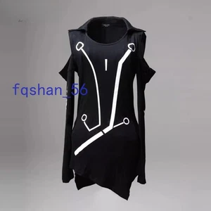 T-shirt costume cosplay Tron Legacy Quorra senza spalline stampa 3D slim luminoso - Foto 1 di 11