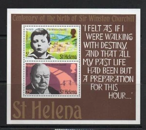 ST HELENA MNH 1974 MS306 NACIMIENTO CENTENARIO DE SIR WINSTON CHURCHILL - Imagen 1 de 1