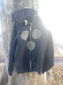 Vtg Dr. Dog Hoodie Sweatshirt Men L Black Indie Rock Band Merch Rare Y2k Jerzees - Picture 1 of 5