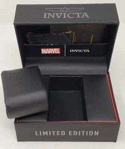 Empty Invicta Black One Slot Limited Edition Marvel Watch Box SD - Picture 1 of 5