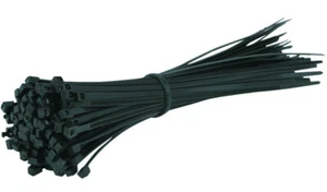 Black Cable Ties - Pack of 100. - Picture 1 of 1