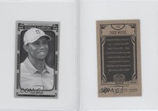 2015 Upper Deck Goodwin Champions Black and White Portraits Minis Tiger Woods