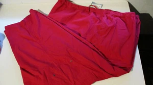 NWT LIZ&ME SPORT WOMENS ELASTIC/DRAWSTRING WAIST CARGO PANTS RED 5X - Picture 1 of 3