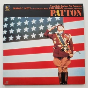 Patton Japanese Imported Laserdisc George C Scott Karl Malden Rare Japan - Picture 1 of 2