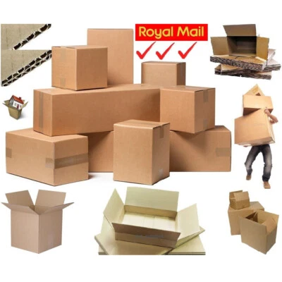 SINGLE WALL POSTAL MAILING CARDBOARD BOXES *ALL SIZES* SHIPPING PARCEL PACKAGING - Image 1 of 4
