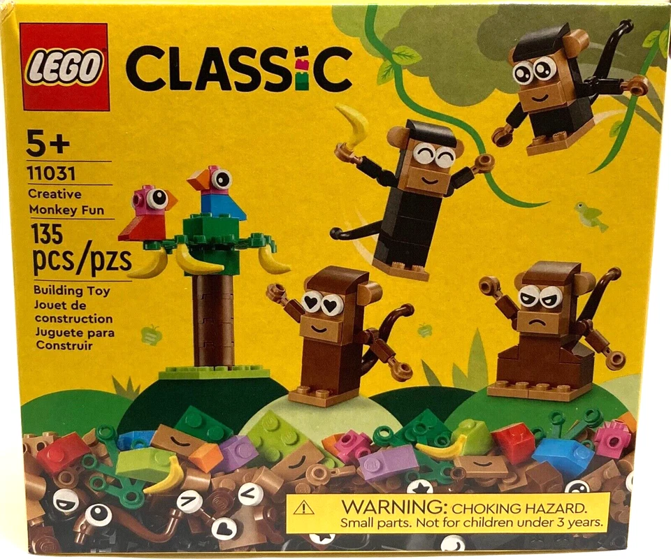 NIB LEGO Classic Creative Monkey Fun 11031 Building Kit Toy 135 pieces 8+ - Image 1 of 1