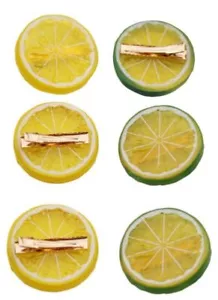 6Pcs Realistic Lemon Hairpin Hair Clip Cute Hair Barrettes Fruit Hair Clips K... - Picture 1 of 8