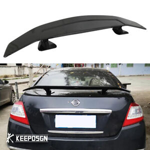 For Nissan Maxima Altima 47'' Rear Trunk Spoiler Lip Wing + Adhesive Carbon Look