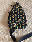 Vera Bradley Essential Sling Backpack Purse Toucan Party Pineapples Nwt Mint