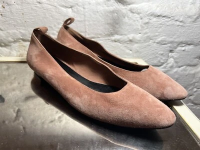 Row леди D розовый замшевые тапочки - Изображение 1 из 4