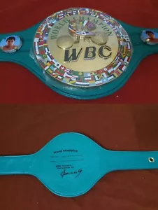 Cintura in pelle WBC Boxing Championship adulto con stampa posteriore cintura alta qualità. - Foto 1 di 9