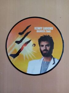 Kenny Loggins. Danger Zone. 7"Picture Disc In VGC. 1986