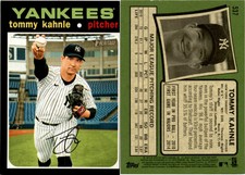 Tommy Kahnle 2020 Topps Heritage Baseball Card 537  New York Yankees