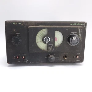 Hallicrafters Model S-38B 4 Band Shortwave Ham Radio Receiver Parts or Repair - Picture 1 of 9