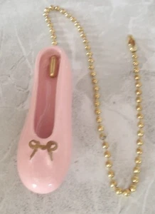 New Ballet Dance Recital Gift Slipper Shoes Fan Pull - Picture 1 of 2