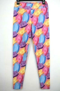 Disney Parks Girls Alice in Wonderland Mad Party Teacup Print Stretch Leggings S - Picture 1 of 7