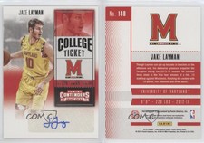 2016-17 Panini Contenders Draft Picks College Ticket Jake Layman Rookie Auto RC