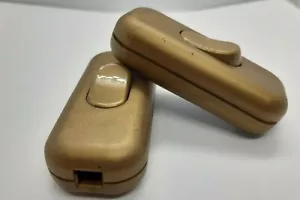 1 x interruptor basculante, interruptor intermedio de cables, corte color dorado - Imagen 1 de 2