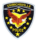 Uhrichsville Ohio Oh Sheriff Or Police Patch Flying Eagle State Shape Outline