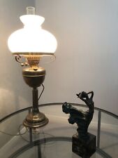 Antique 19 C Oil Lamp (now electric)