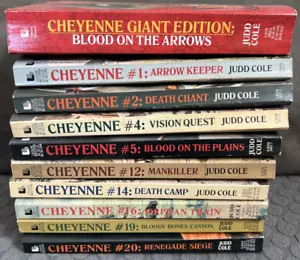 CHEYENNE Judd Cole gemischtes Set mit 10 Vintage Taschenbüchern - Bild 1 von 6