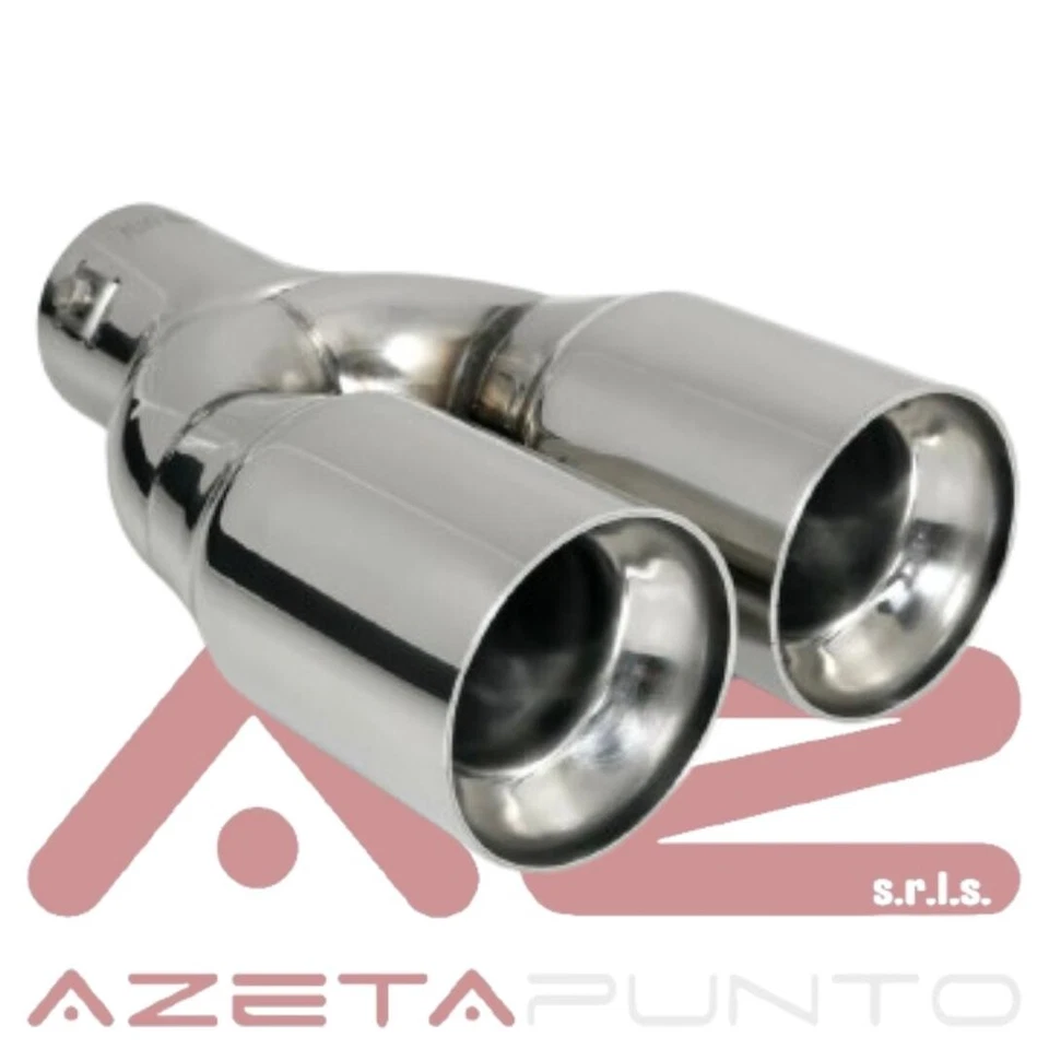 Terminale di Scarico in acciaio inox Dimensione 32-50mm - Lampa Ts-46