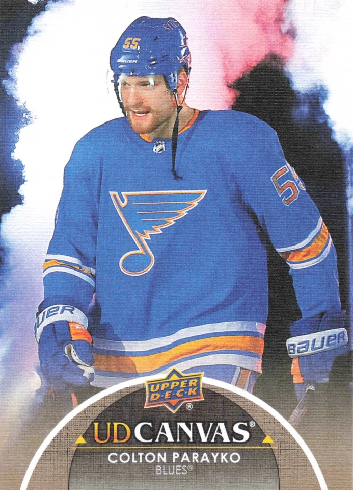 2021-22 Colton Parayko Upper Deck Series 2 Canvas #C191 - Image 1 of 2