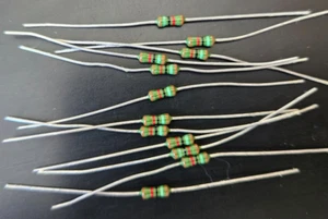 Resistencias axiales de precisión de película metálica 12 piezas 15k ohmios 1/4W 1 % ~ NUEVO ~ - Imagen 1 de 1
