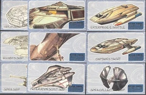 STAR TREK INSURRECTION SKYBOX 1998 SCHEMATIC & WARDROBE 9 CARD CHASE SETS #SW1-9 - Picture 1 of 2