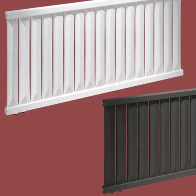 Design Flach Heizkörper Paneelheizkörper Heizwand Horizontal Seitenanschluss Neu - Bild 1 von 2