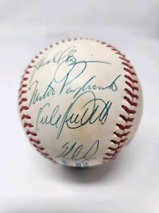 1988 AL All Stars Signed Baseball Puckett Ryan Brett Mattingly Clemens JSA LOA B - Picture 1 of 5