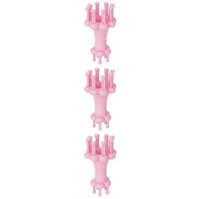  3 stücke Praktische Kunststoff Runde geformte DIY Strick-Spulen-Webstuhl in - Bild 1 von 4