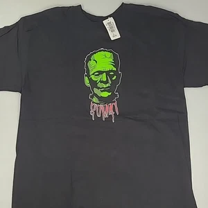Vintage DEADSTOCK Y2K 2000s Sum 41 Frankenstein Band Tshirt Size XL Punk Tee - Picture 1 of 7