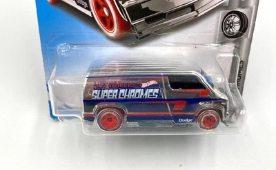 HOT WHEELS CUSTOM '77 DODGE VAN - 2017 SUPER CHROMES - Image 1 of 3