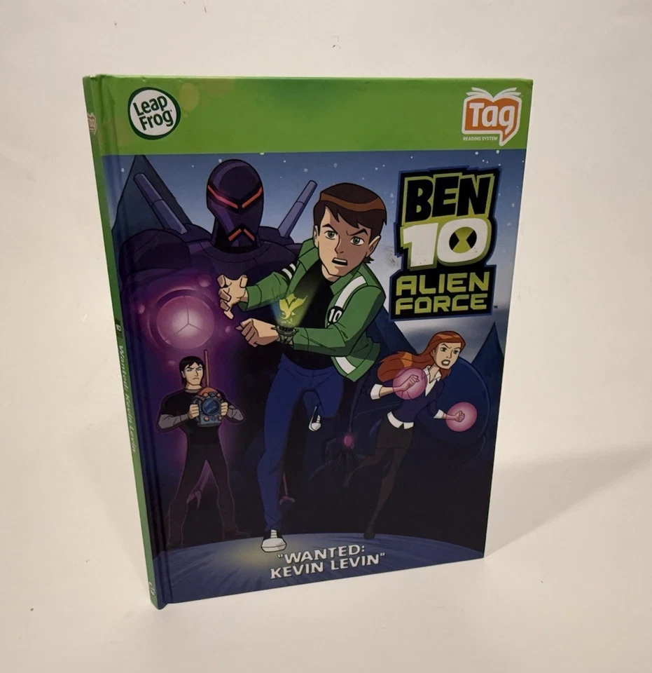 LeapFrog Tag Activity Storybook Ben 10 Alien Force Wanted Kevin Levin Preowned - Image 1 of 2