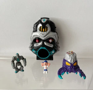 1992 Vintage Mighty Max Against Robot Droid Invader Complete Playset Horror Head - Picture 1 of 14