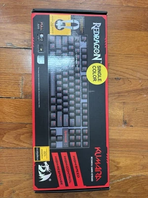 Redragon Kumara K552-1 Mechanical Gaming Keyboard USB Wired, Red Backlit - Image 1 of 3