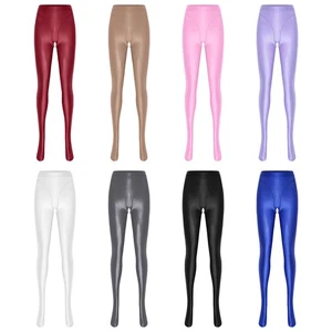 Collant donna olio leggings camicia da notte panty ginnastica intimo skinny sexy - Foto 1 di 72