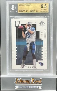 2000 SP Authentic Billy Volek Rookie #/1250 BGS 9.5 Gem Mint #151 Titans - Picture 1 of 2