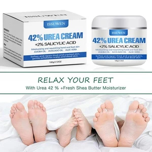 Crema de urea 40% más ácido salicílico 4,6 OZ, crema removedora de callo NE pie mano P2Y6 - Imagen 1 de 10