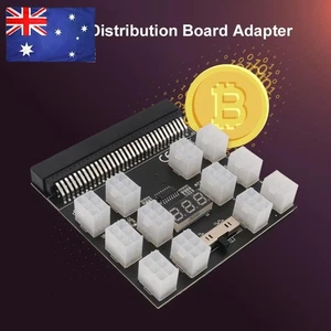 Mining 1200W Server PSU Breakout Board with 12 Ports ATX 6 Pin for PS-2751-5Q - Zdjęcie 1 z 7