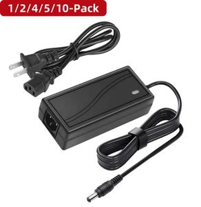 12V 5A 5AMP 60W Power Supply Adapter Transformer LED Strip Light CCTV PC 5050 US - Picture 1 of 7